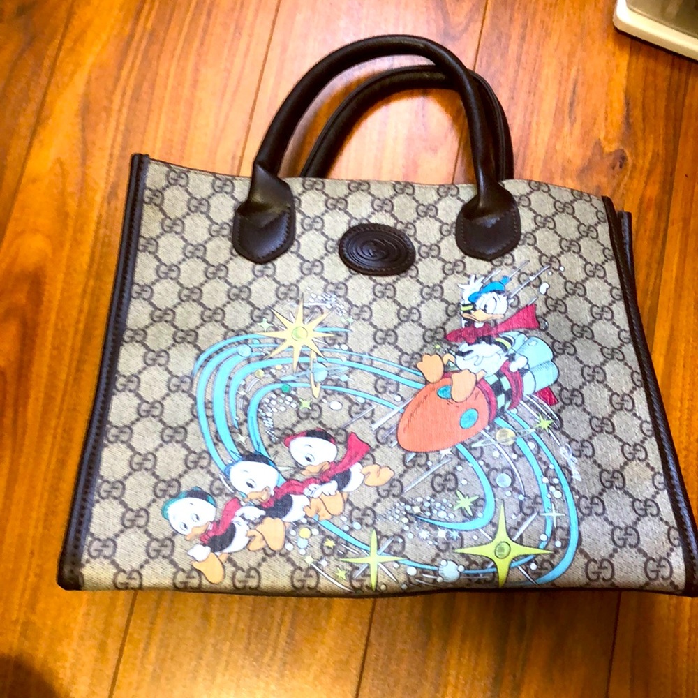 Cute Disney theme tote bag GG